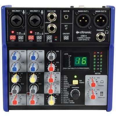 CSD Compact Mixers with BT and DSP Effects